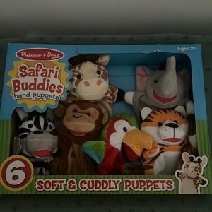 Melissa and Doug Safari Buddies Hand Puppets